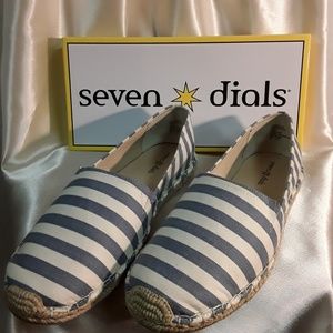 #203 SEVEN DIALS STRIPED HILDIE ESPADRILLE FLATS